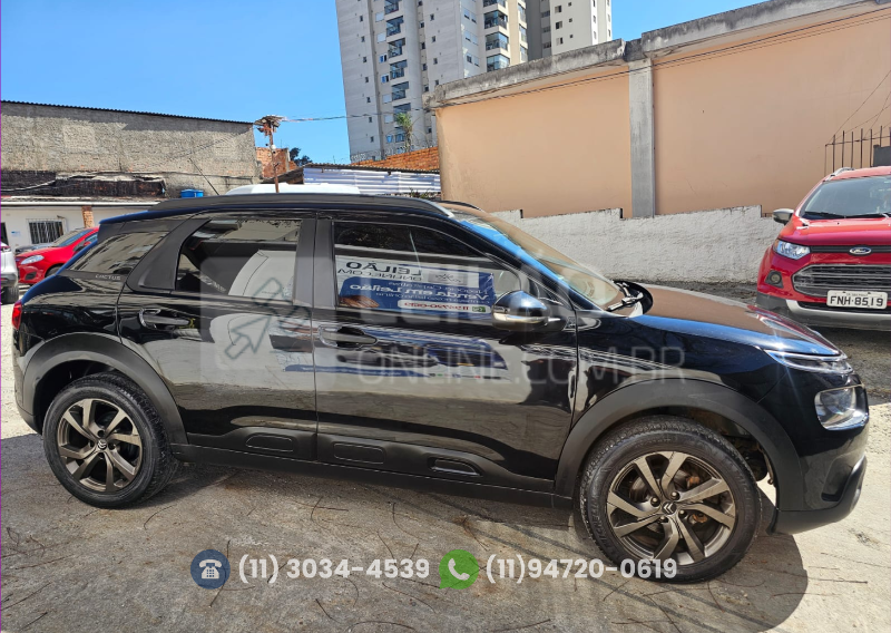 veja o vídeo!! CITROEN/C4CACTUS FEEL AT; 2022/2023; PRETA; ALCO./GASOL. - FUNC. - FIPE APROX.: R$ 79.935,00